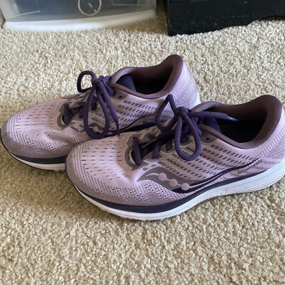 SAUCONY Women’s Ride 13, Blush/Dusk, Size 9W - Picture 4 of 4